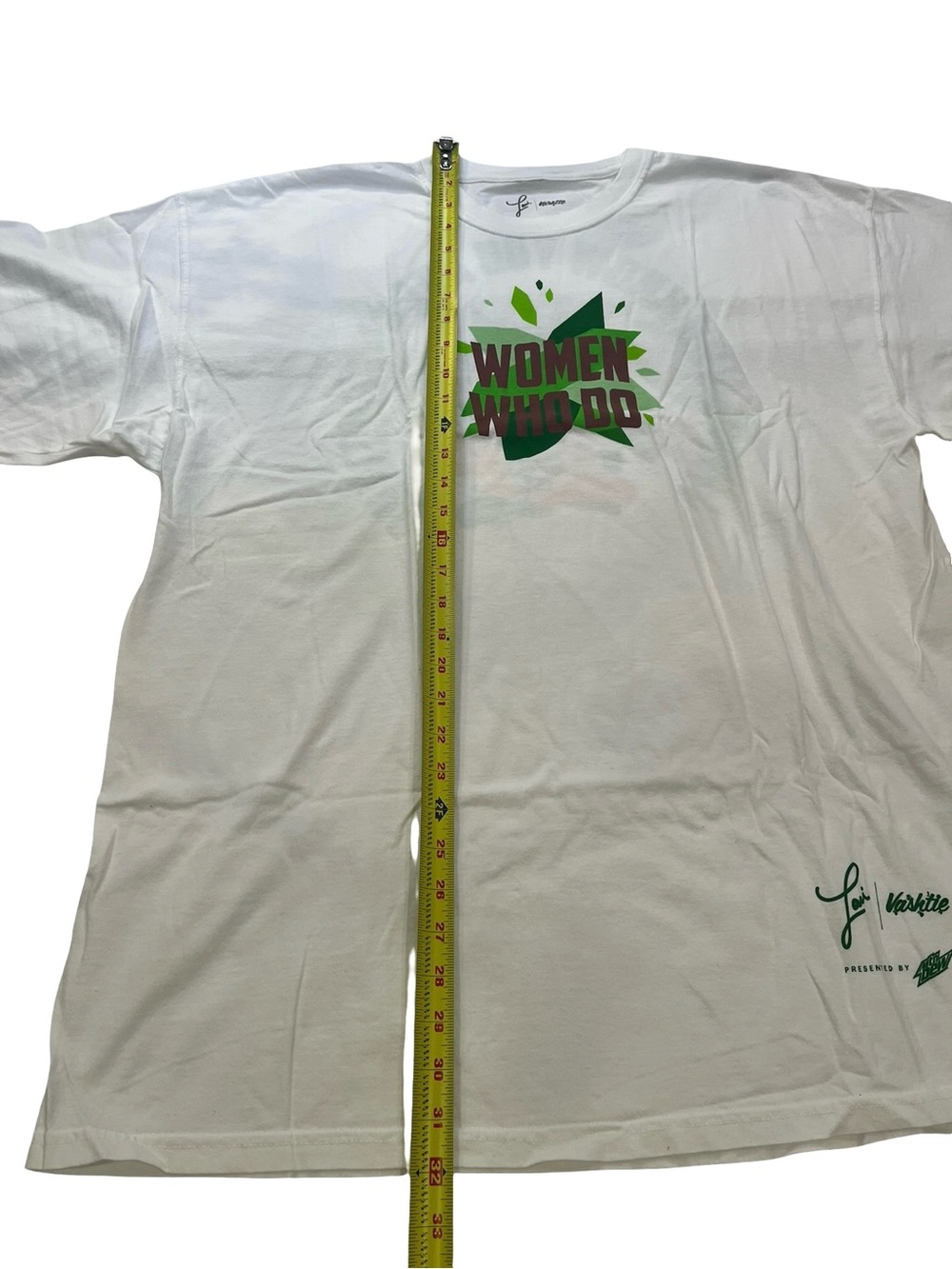 Lai Vashtie x Mountain Dew Women Who Do Graphic Tee White 2XL 100% Cotton - Picture 4 of 10